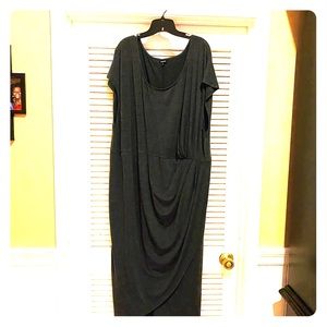 Torrid gray Ponte knit dress size 6